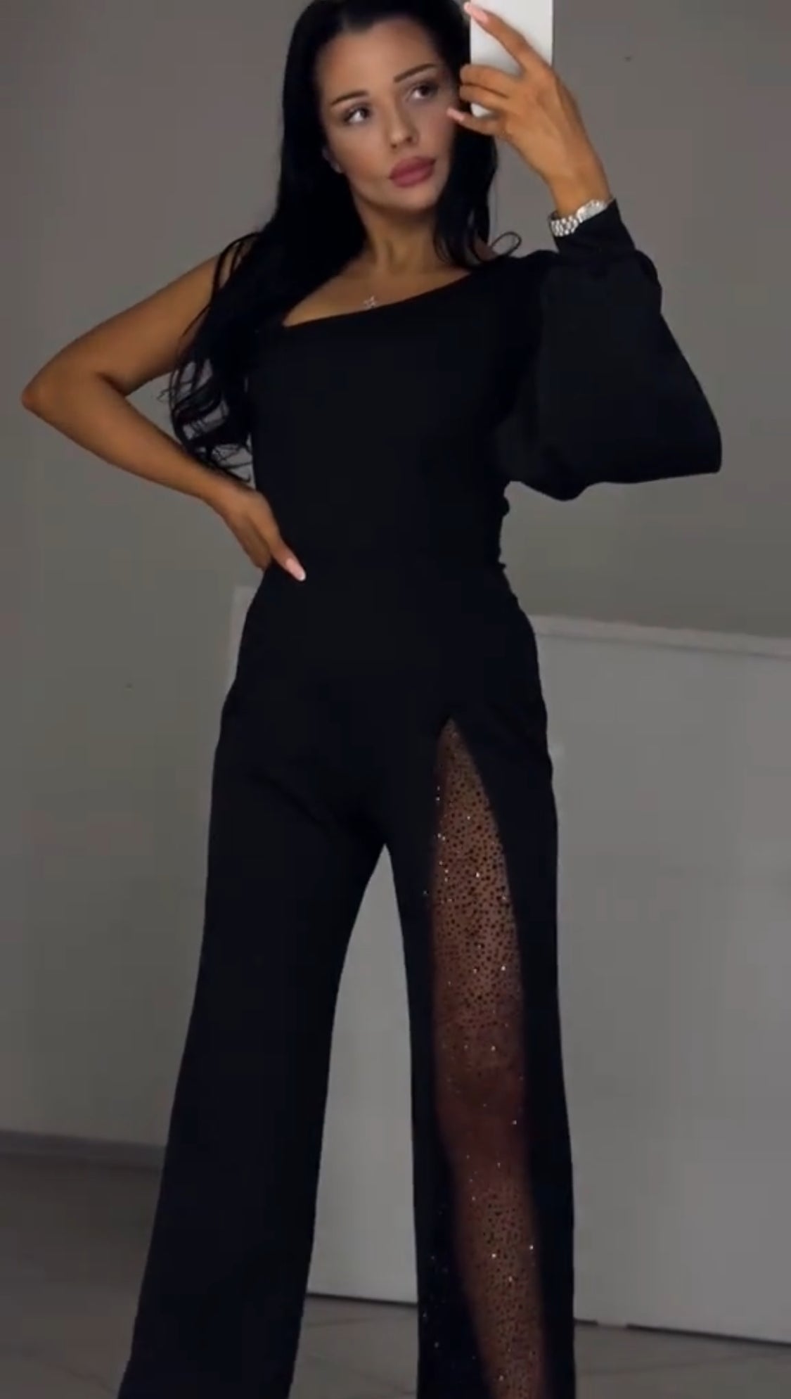 Noir Galaxy Jumpsuit