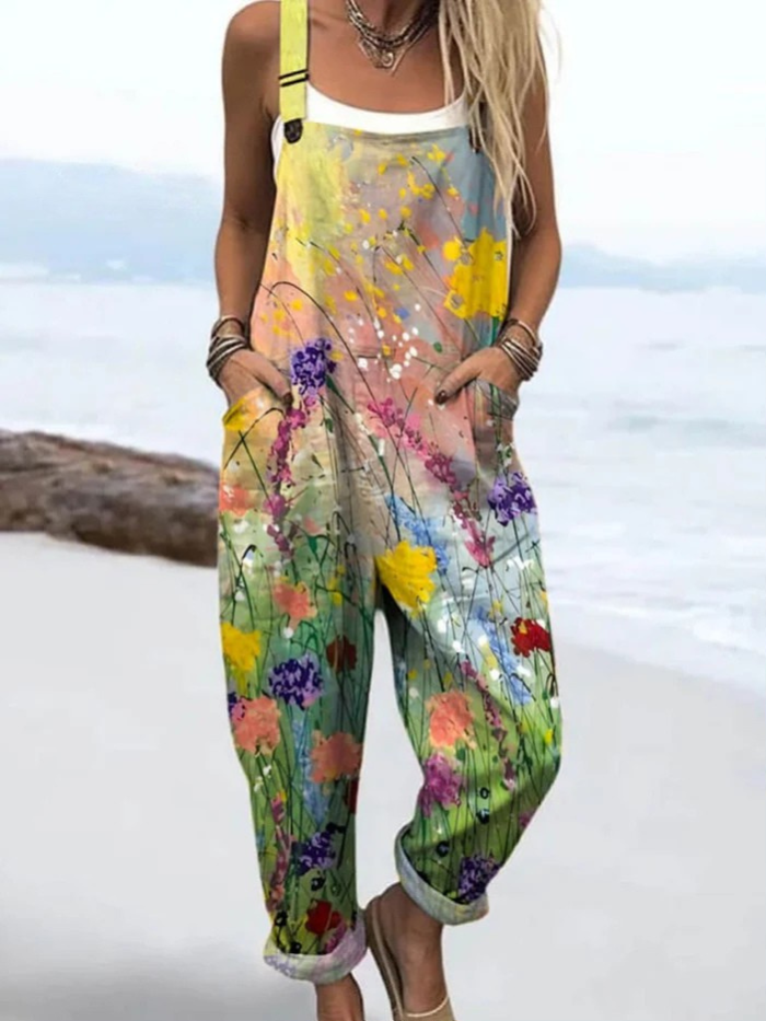Lättviktsjumpsuit i vintagestil