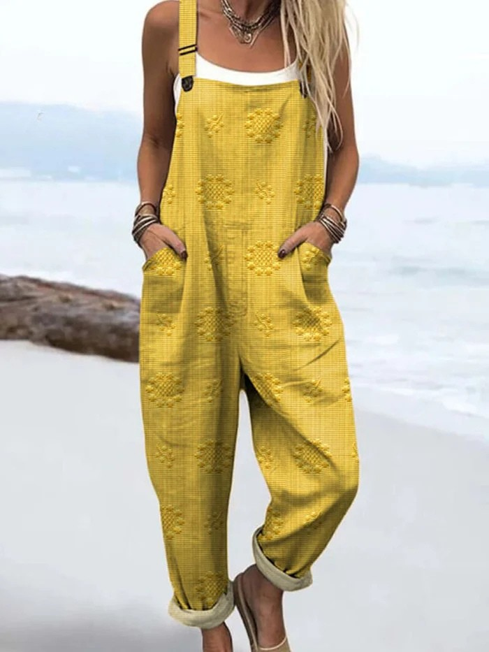 Vintage blommig jumpsuit