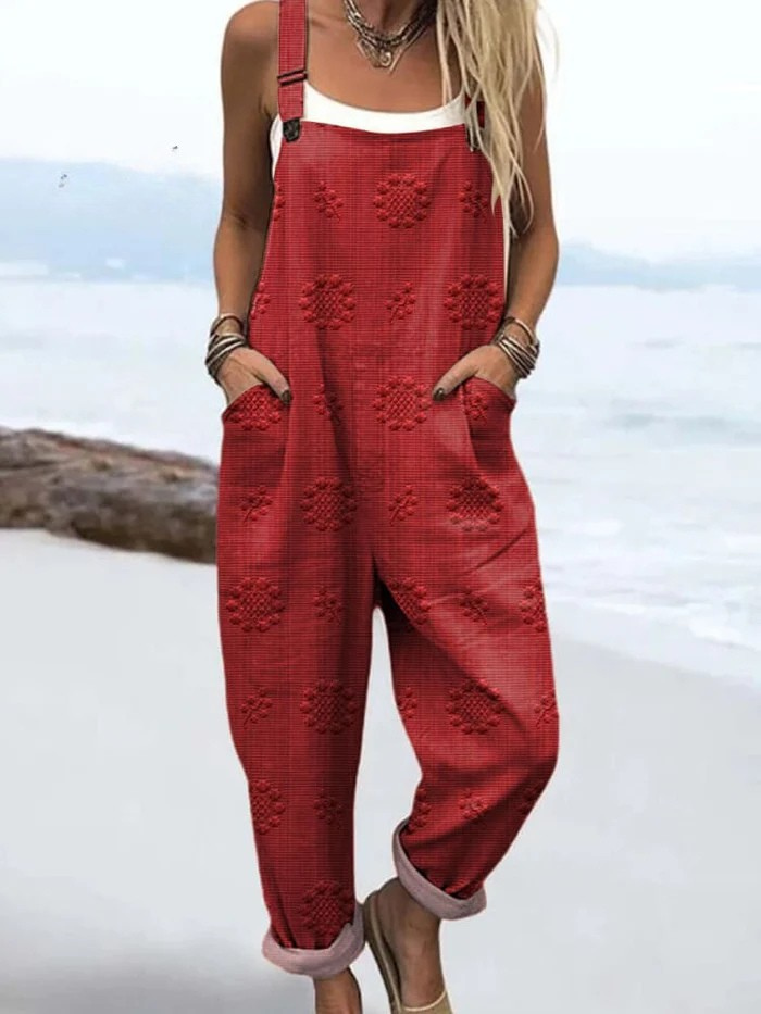 Vintage blommig jumpsuit