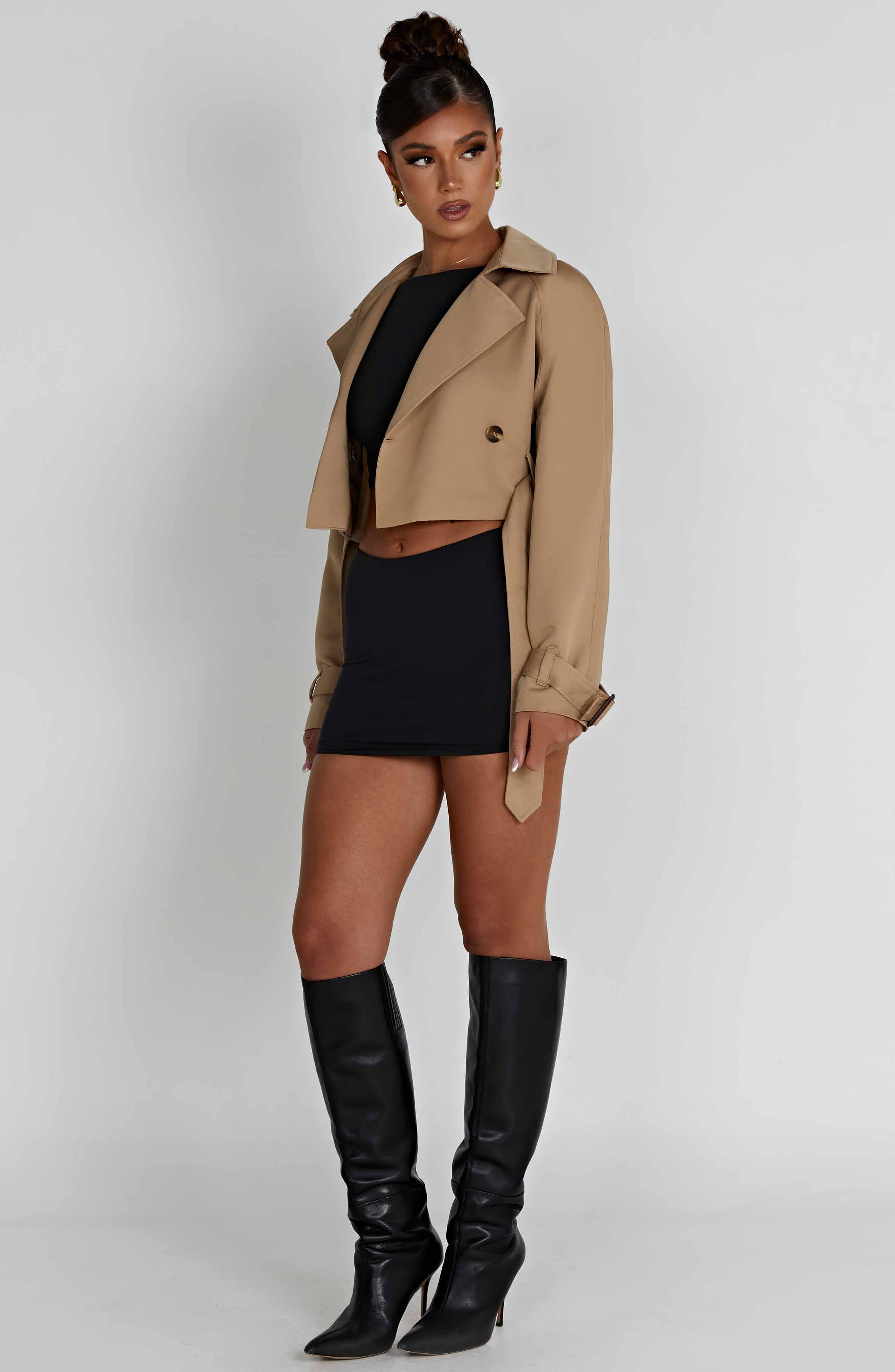 Caprice Beskuren Trenchcoat - Beige