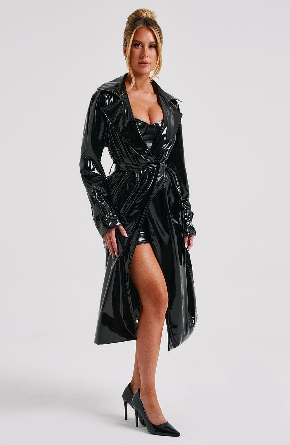 Dynasty Trenchcoat - Svart