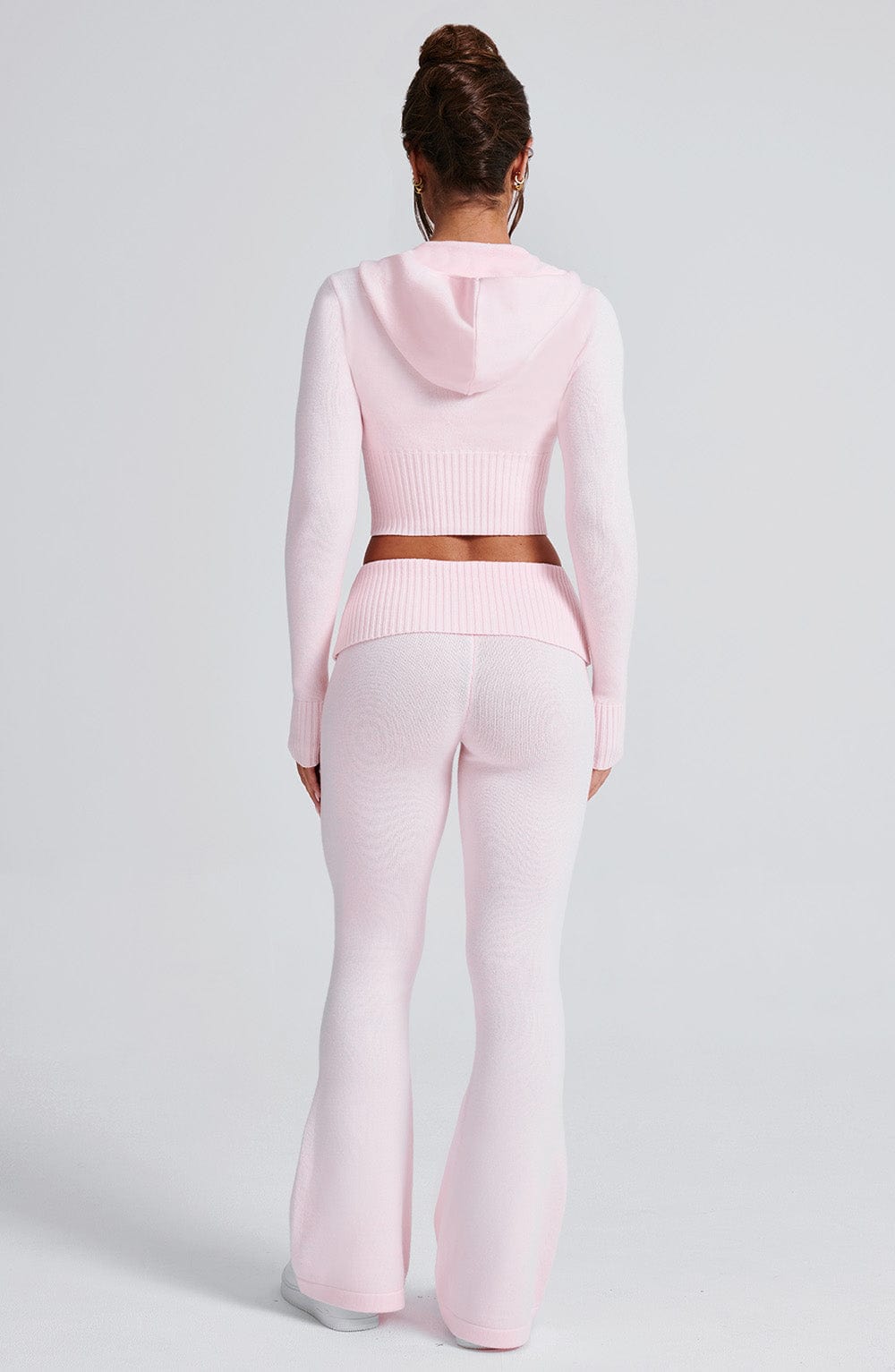 Portia Stickade Byxor - Rosa
