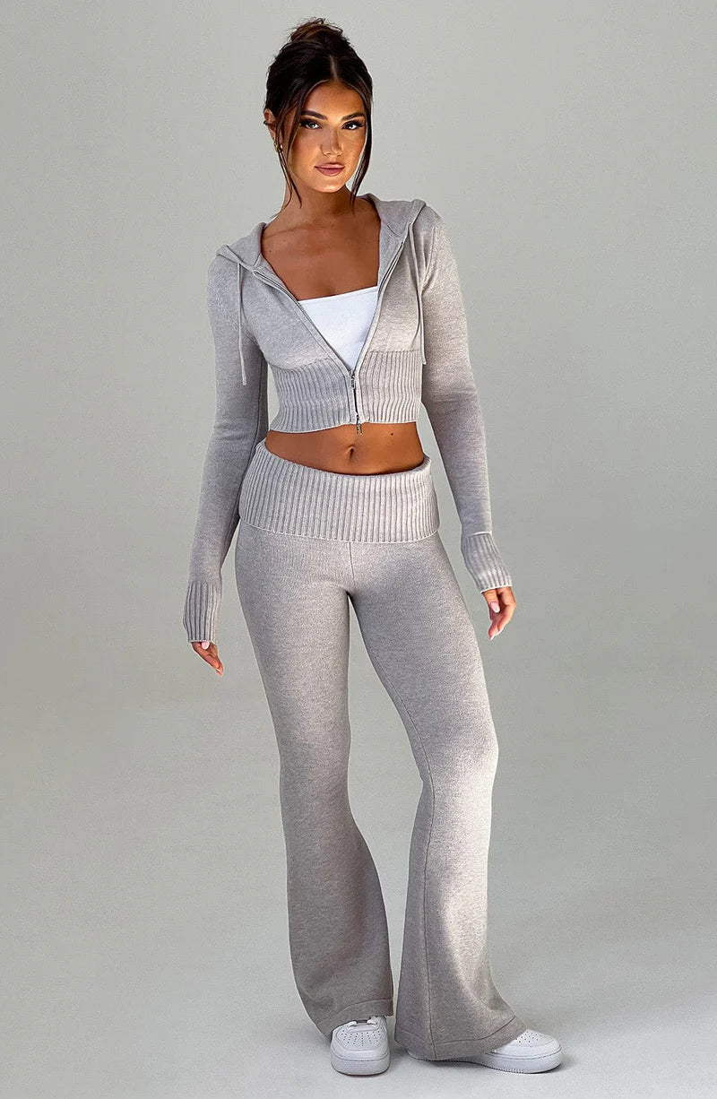Olivine | Kort Hoodie Set