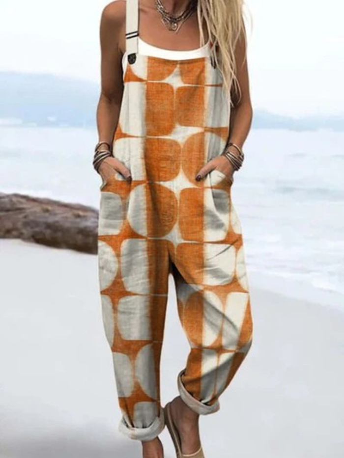 Avslappnad vintagejumpsuit