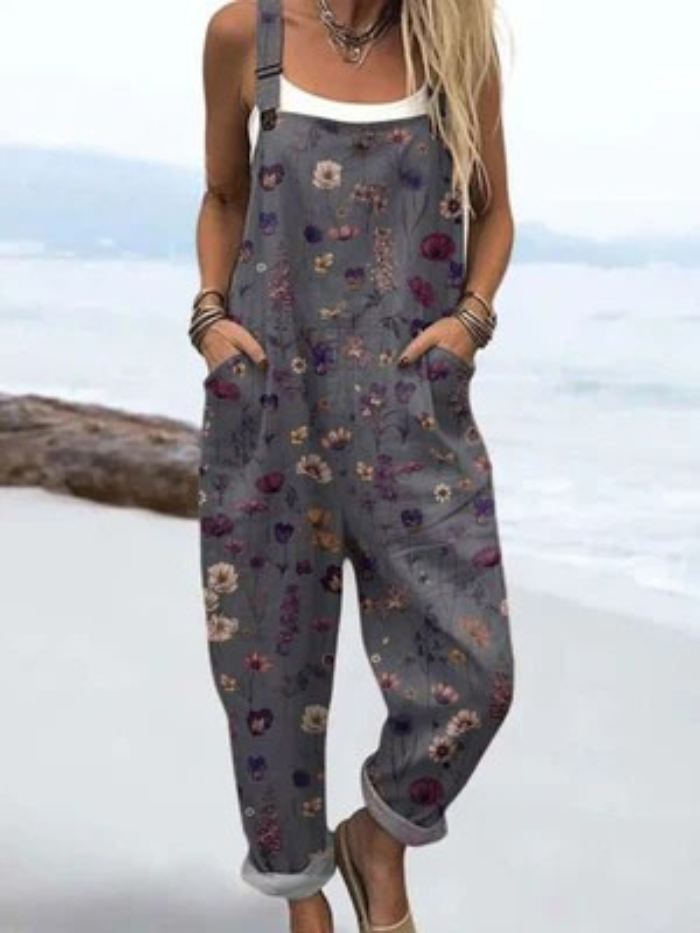 Lättviktsjumpsuit i vintagestil
