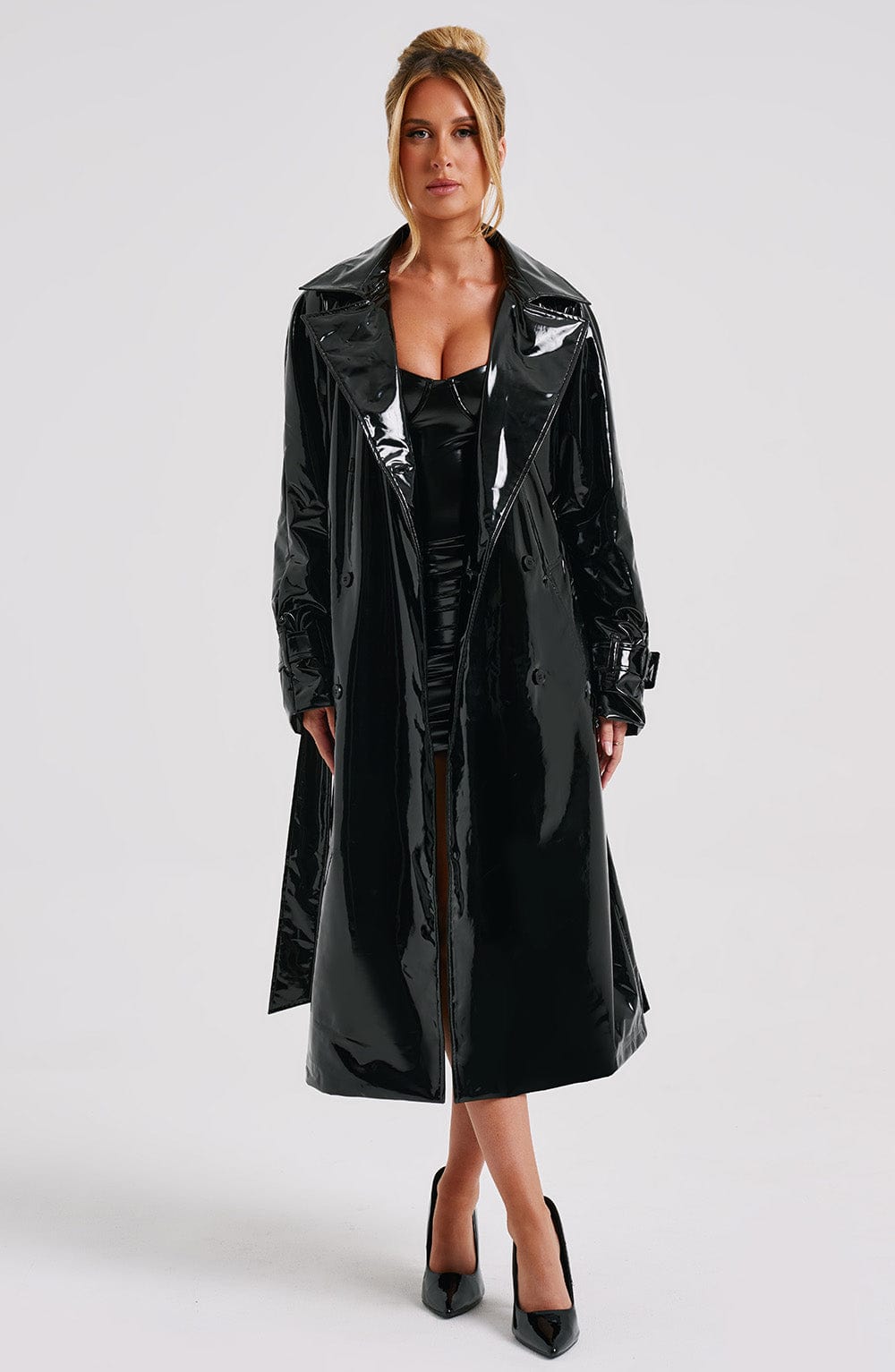 Dynasty Trenchcoat - Svart