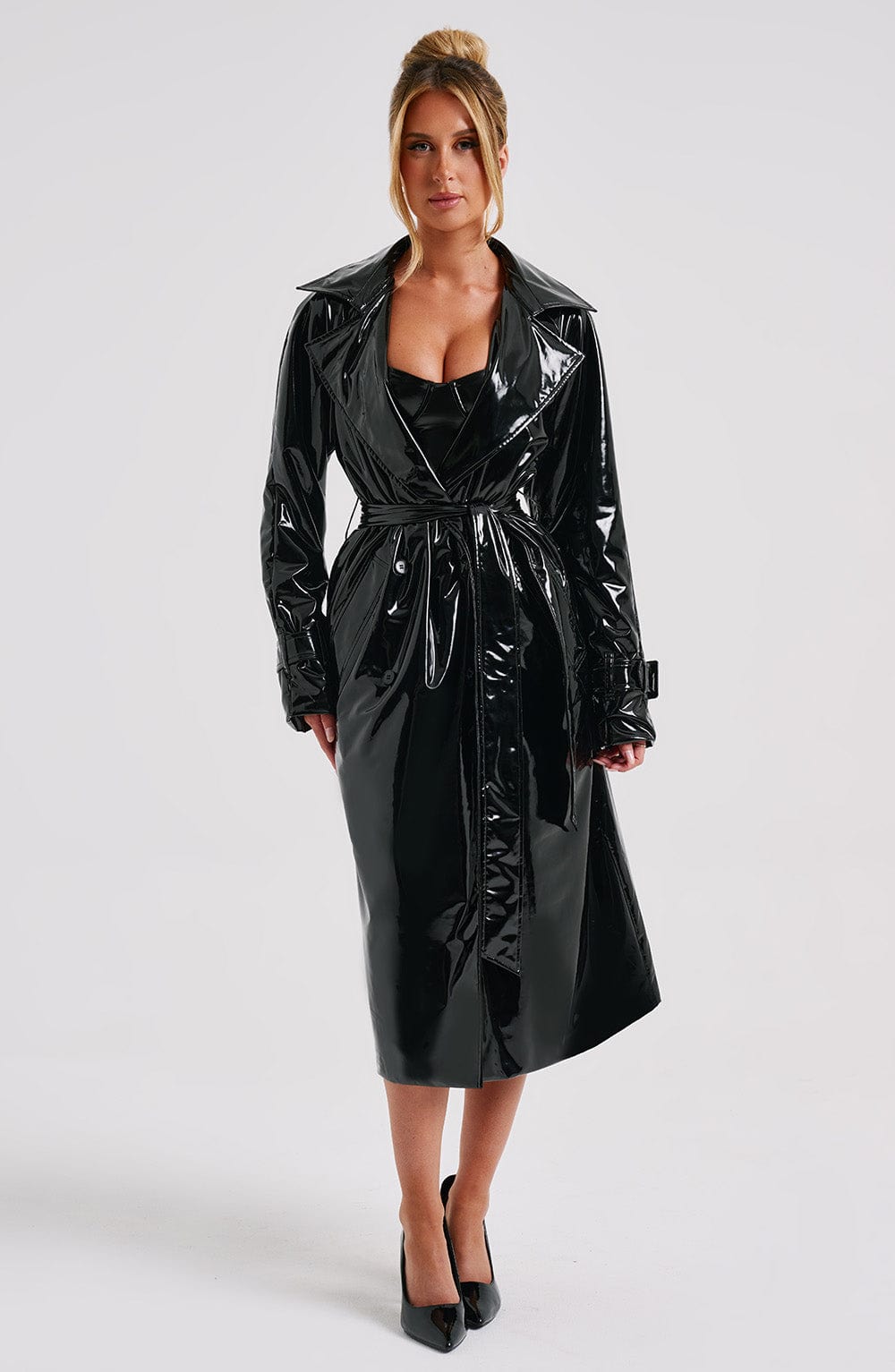 Dynasty Trenchcoat - Svart