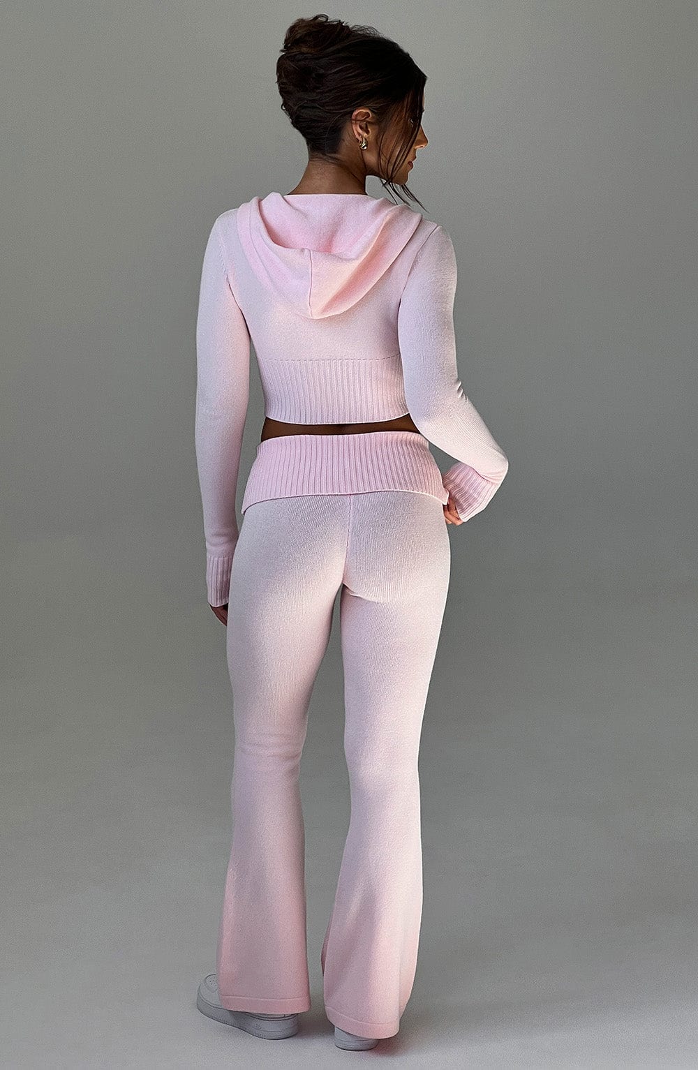 Portia Stickade Byxor - Rosa